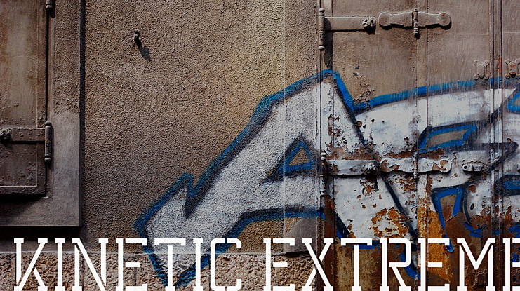 Kinetic Extreme Font