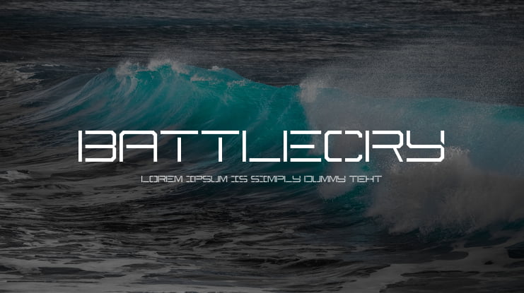 Battlecry Font