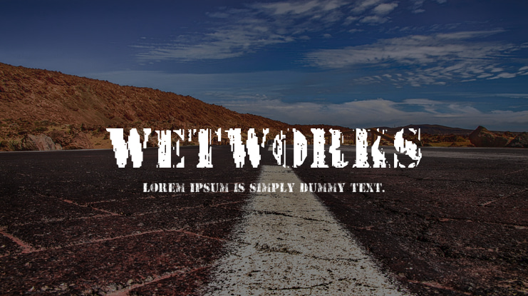Wetworks Font Family