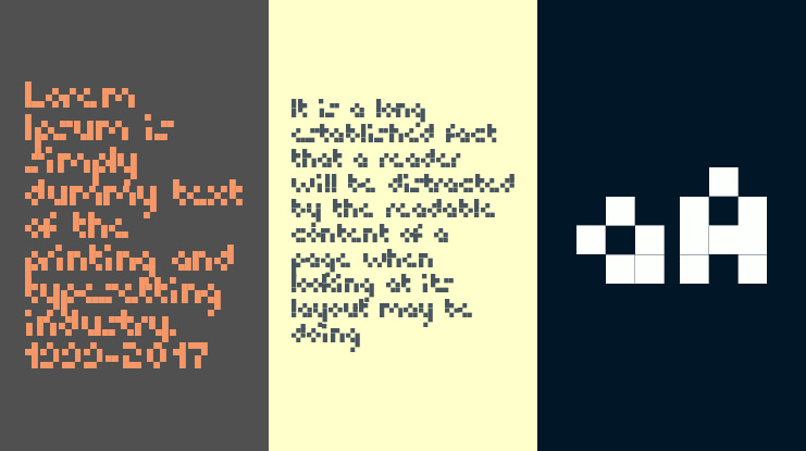 B.M. Pixel Font