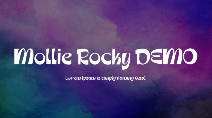 Mollie Rocky DEMO Font