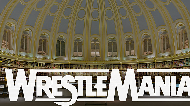 WRESTLEMANIA Font