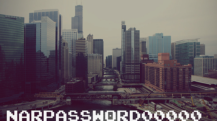 Narpassword00000 Font Family