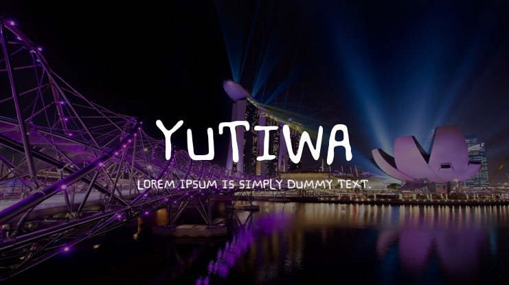 Yutiwa Font