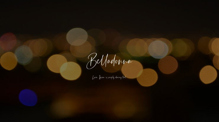 Belladonna Font