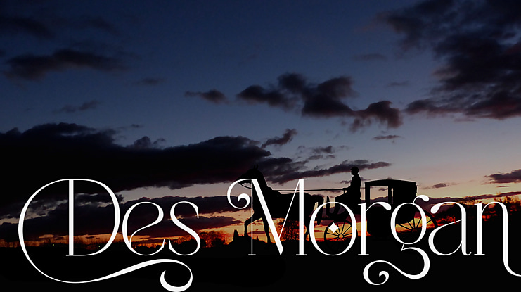 Des Morgan Font
