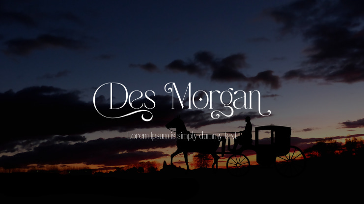 Des Morgan Font