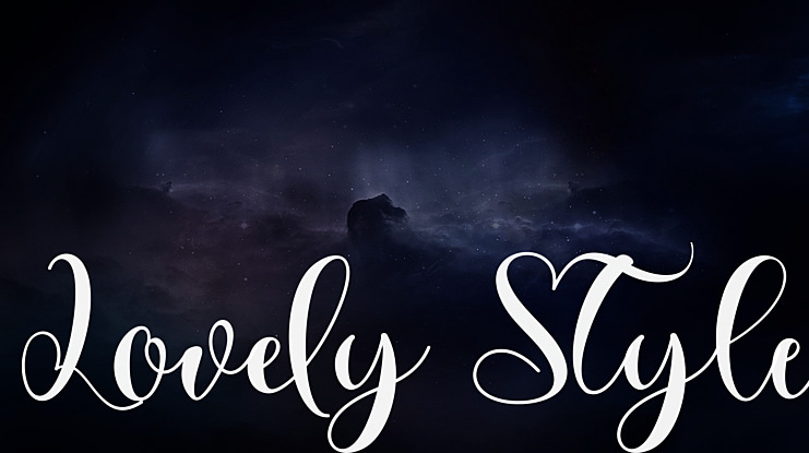 Lovely Style Font