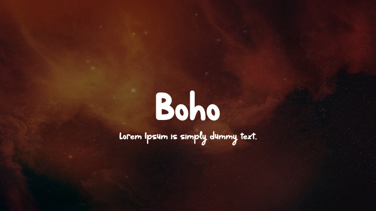 Boho Font
