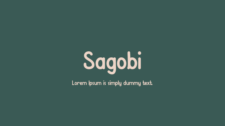 Sagobi Font Family