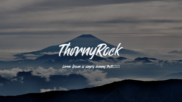 ThornyRock Font