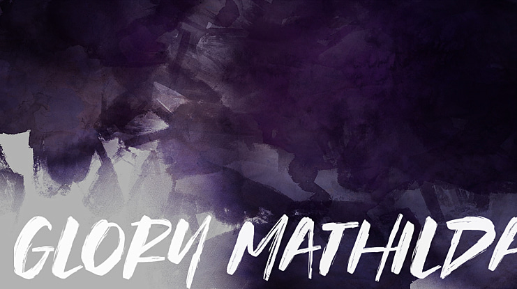 Glory Mathilda Font