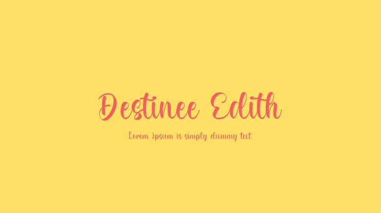 Destinee Edith Font