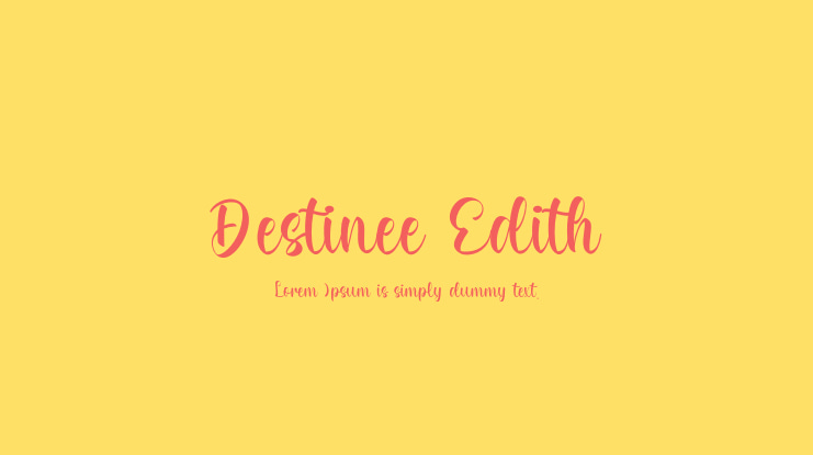 Destinee Edith Font