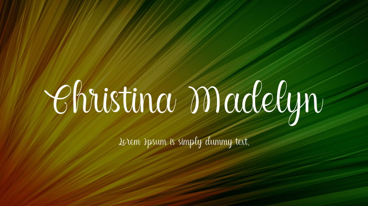 Christina Madelyn Font