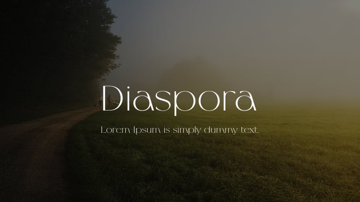 Diaspora Font
