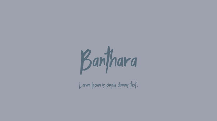 Banthara Font
