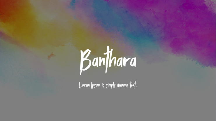 Banthara Font