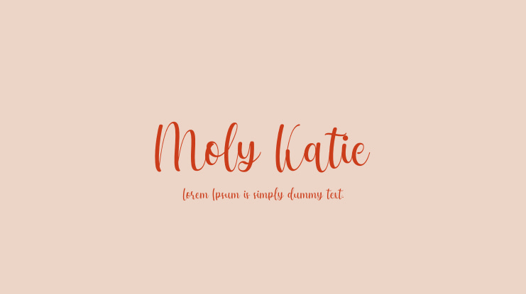 Moly Katie Font