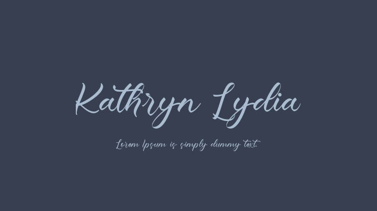 Kathryn Lydia Font