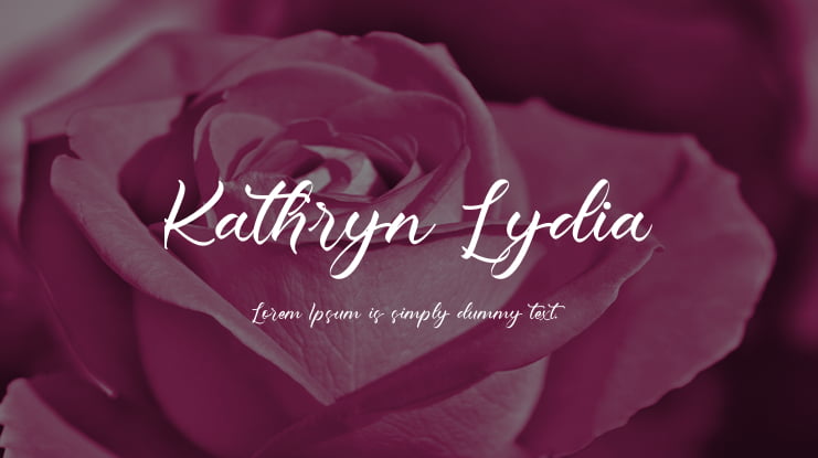 Kathryn Lydia Font