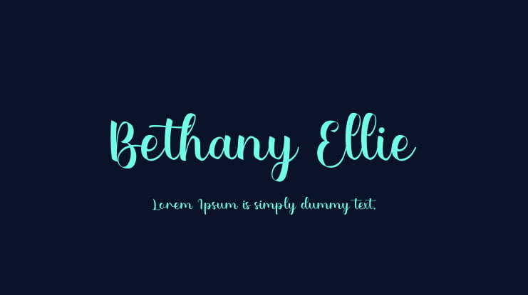 Bethany Ellie Font
