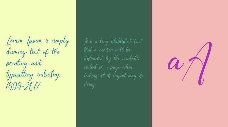 Abigail Bluebirt Font