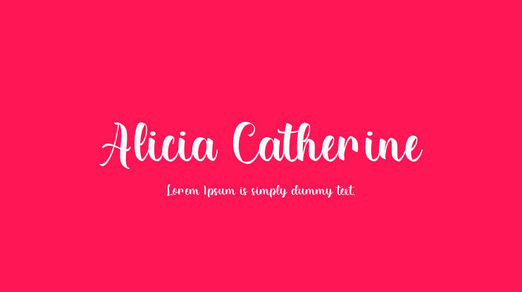 Alicia Catherine Font