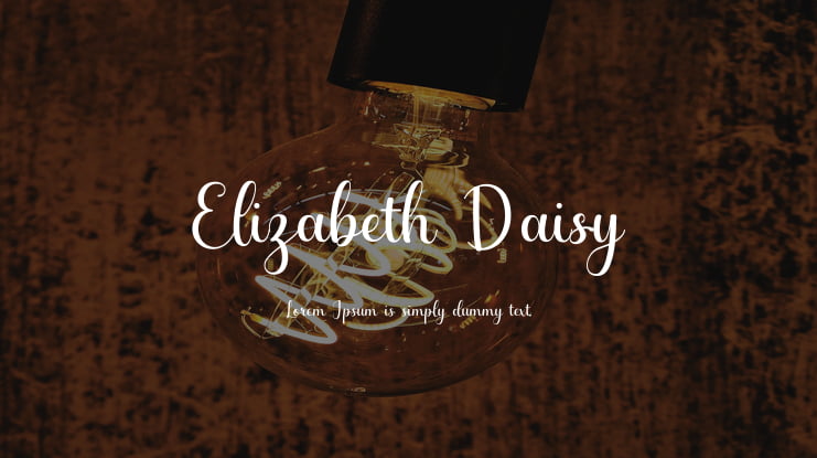 Elizabeth Daisy Font