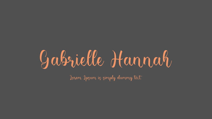 Gabrielle Hannah Font