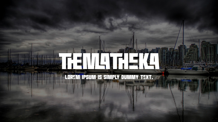 Thematheka Font