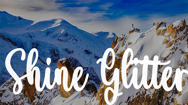 Shine Glitter Font
