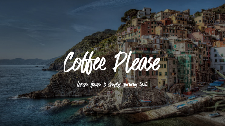 Coffee Please Font