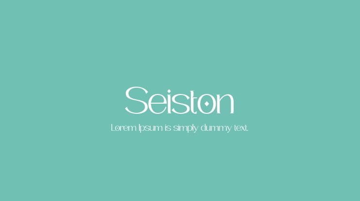 Seiston Font