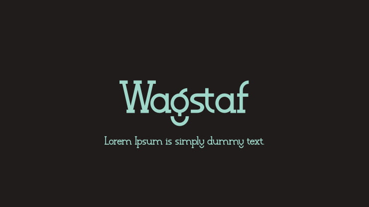 Wagstaf Font