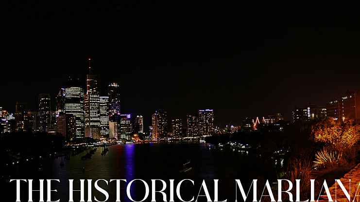 THE HISTORICAL MARLIANA Font