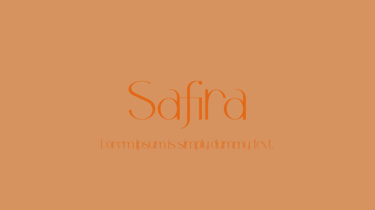 Safira Font