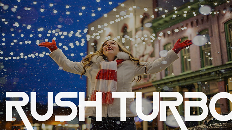 Rush Turbo Font