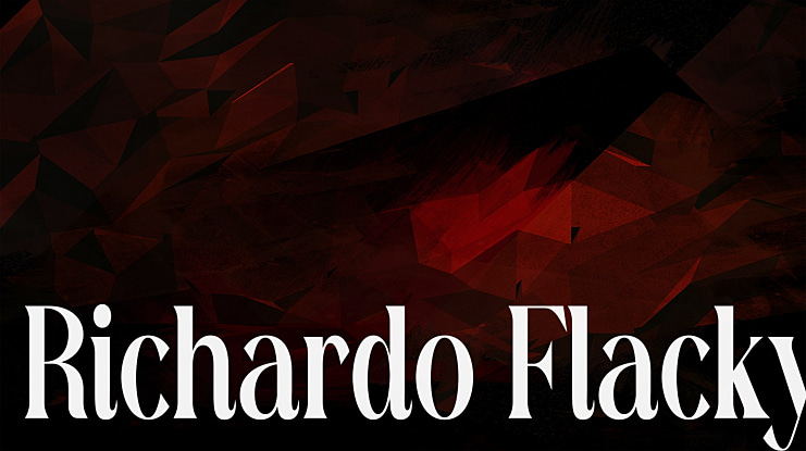 Richardo Flacky Font