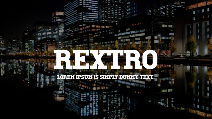 REXTRO Font