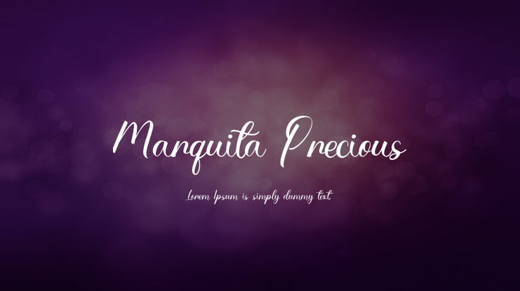 Marquita Precious Font