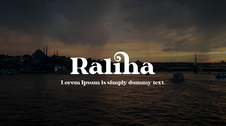 Raliha Font