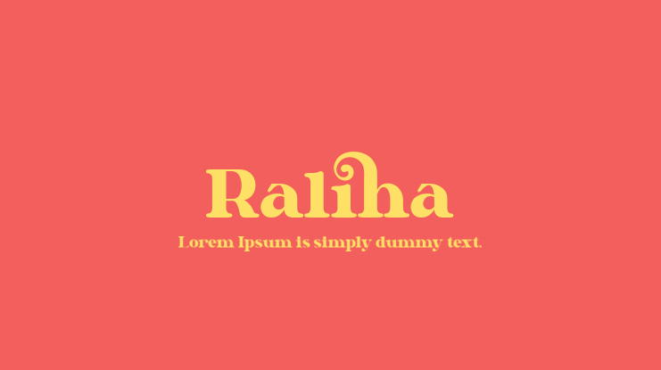 Raliha Font