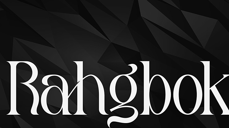 Rahgbok Font