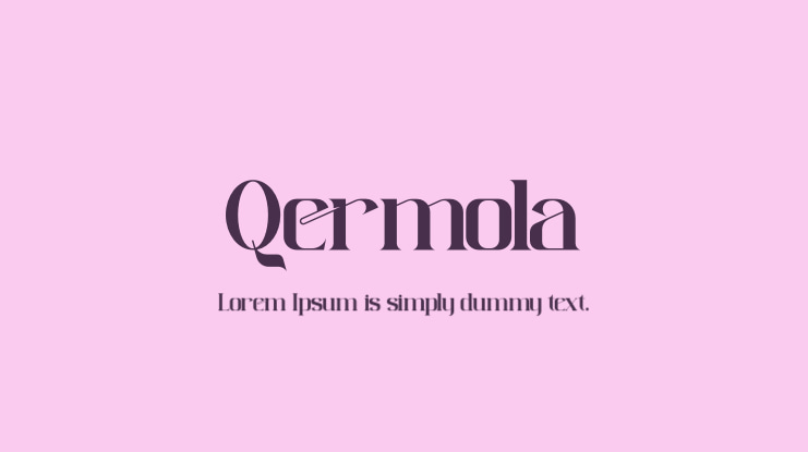Qermola Font