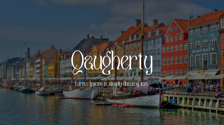 Qaugherty Font