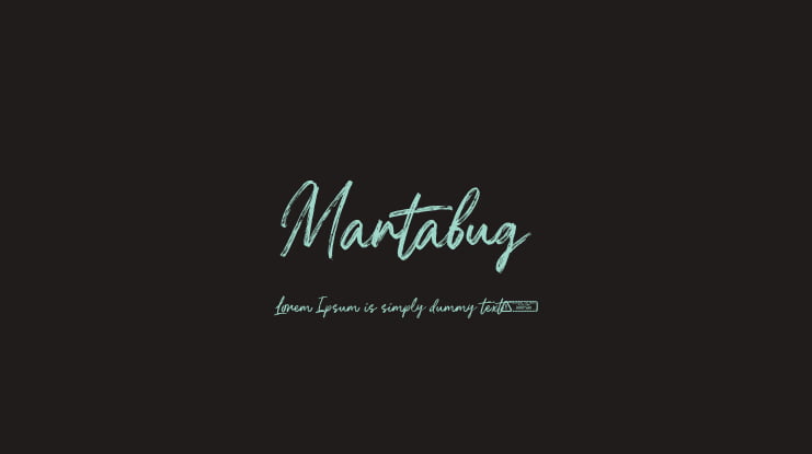 Martabug Font
