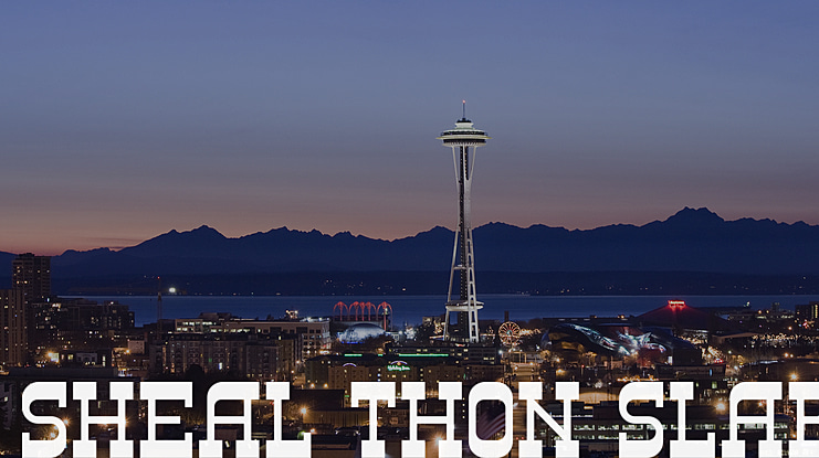 SHEAL THON SLAB Font