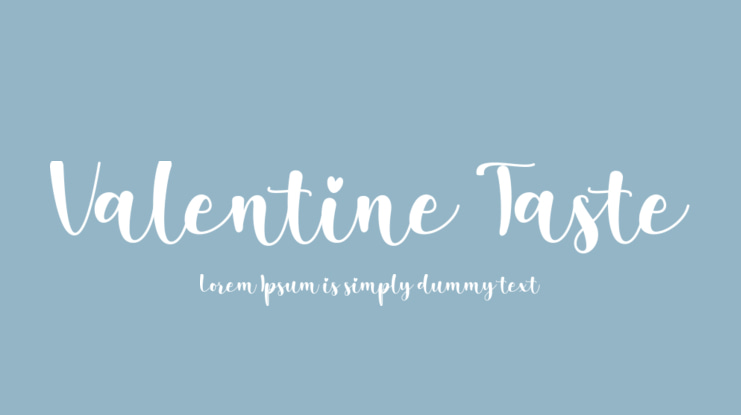 Valentine Taste Font