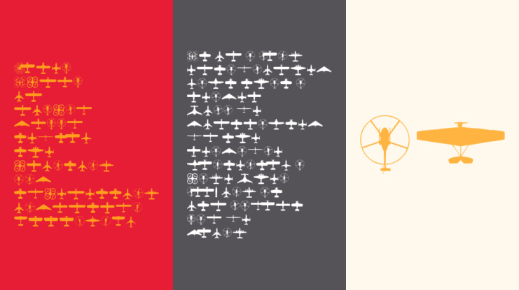 Aircraft Identification Font